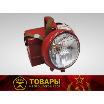Фонарь аккумуляторный ТФ3 (красный, большой)