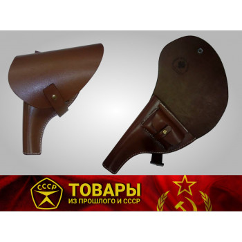 Кобура для револьвера Наган под левую руку (кожа)