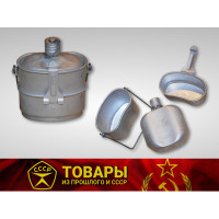 Комплект десантный комбинированный (котелок+фляга)
