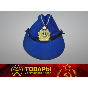 Пилотка синяя 