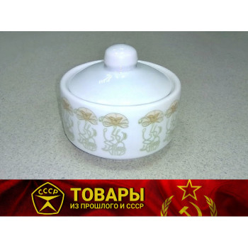 Сахарница фарфоровая СССР (Богдановический фарфоровый завод)