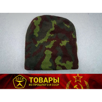 Шапка трикотажная камуфляж