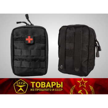 Сумка-аптечка тактическая цвет черный