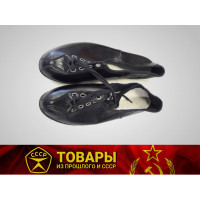 Тапки кожаные на шнурках