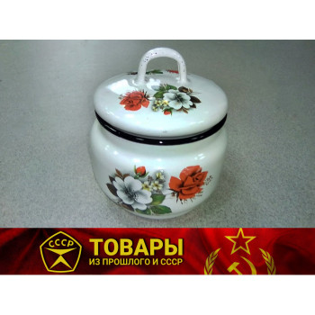Сахарница эмалированная